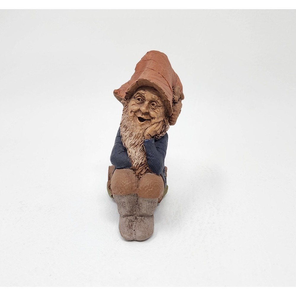 Vtg 1990 Tom Clark Gnome "Corky" Sculpture Figurine #66 Ink Signed 4" Fantasy